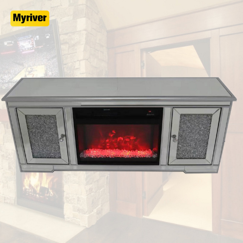 Myriver 70'' Modern 3D Water Vapor Fake Log Simulation Fireplace