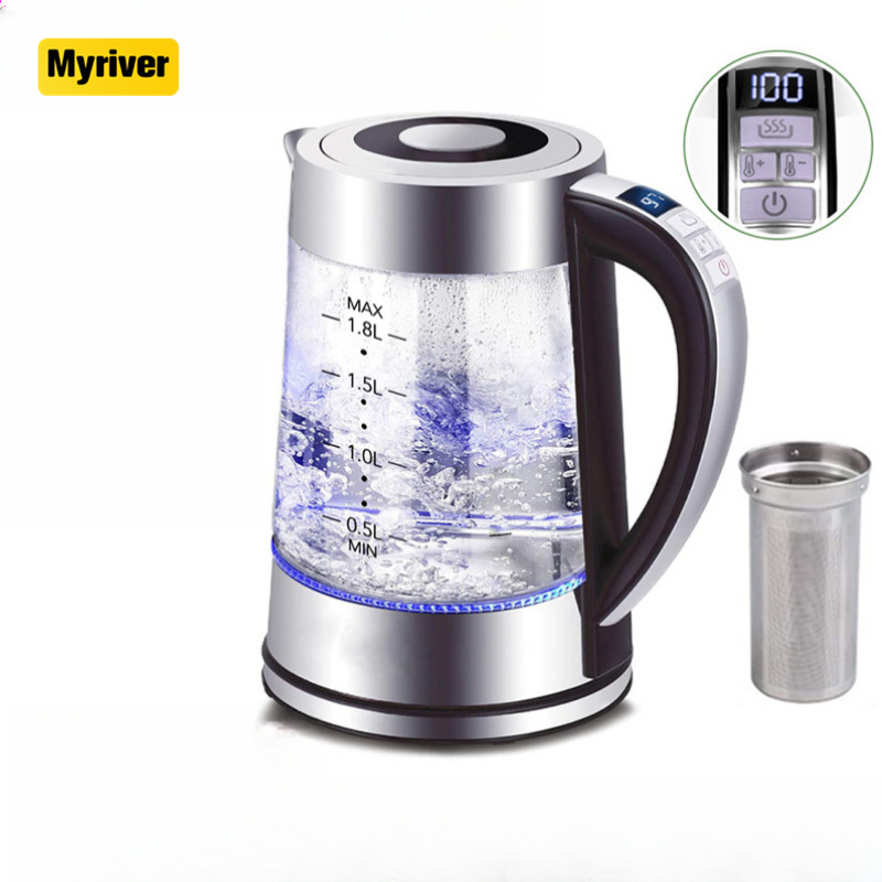 Myriver Hot Water Kettle Electric 1.8 Liters Large Capacity, 1500W Rapid Heating Can Prepare Water In Only 4-5 Minutes/