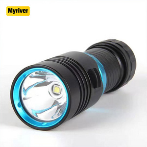 Myriver Diving Swimming Led Diving Flashlight Underwater Waterproof Dive Torch Light Lamp Lantern 26650 18650 Battery Charger