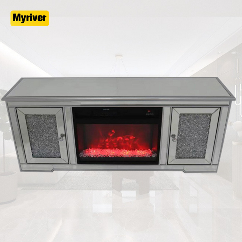 Myriver 70'' Modern 3D Water Vapor Fake Log Simulation Fireplace