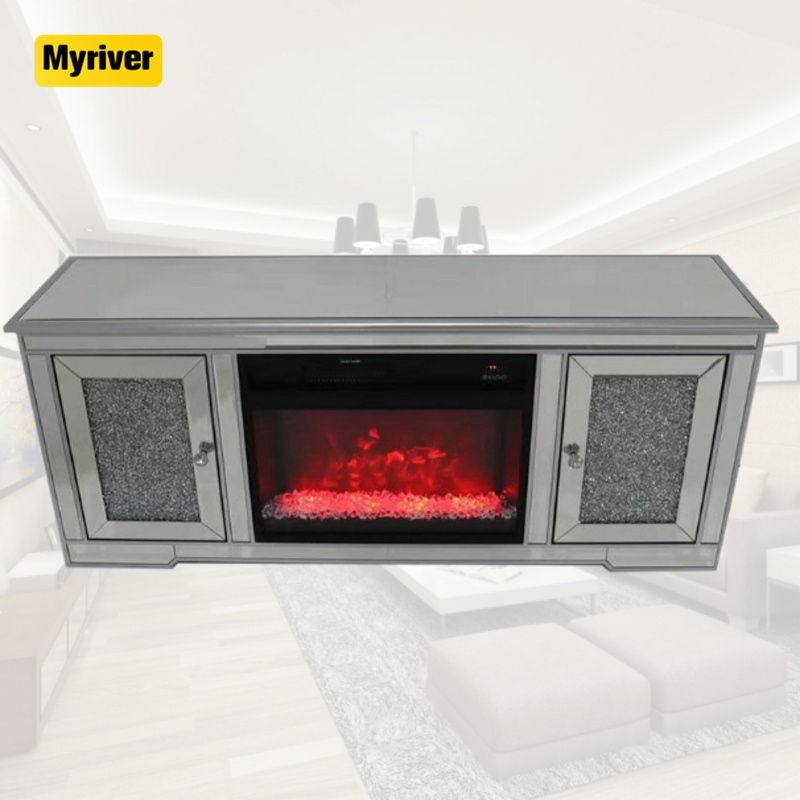 Myriver 70'' Modern 3D Water Vapor Fake Log Simulation Fireplace