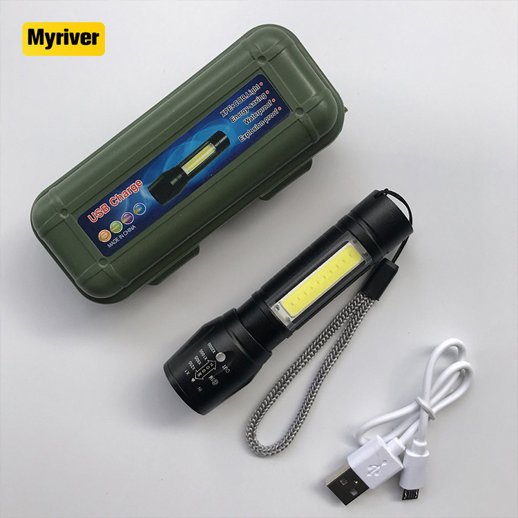 Myriver Best Seller High-Powered Dry Battery Aa Led Led Tactical Flashlights For Camping Emergency Hiking