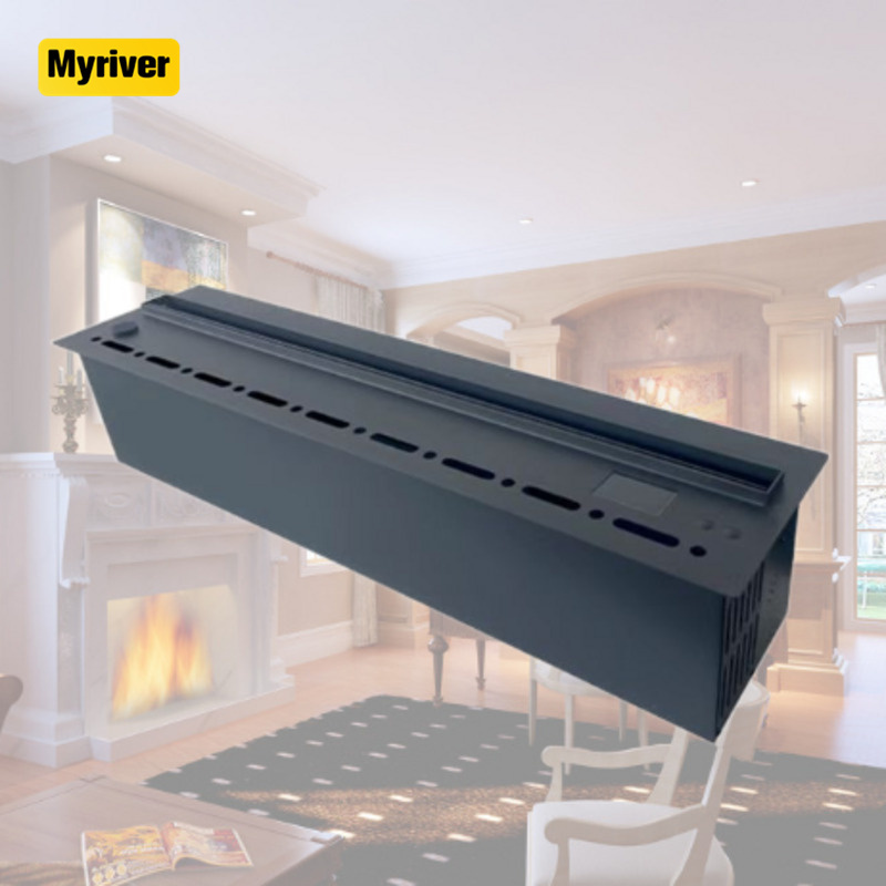 Myriver Custom Led Electric Fire Place Mist Fire 3D Steam 7 Colors Water Fogging Fireplace