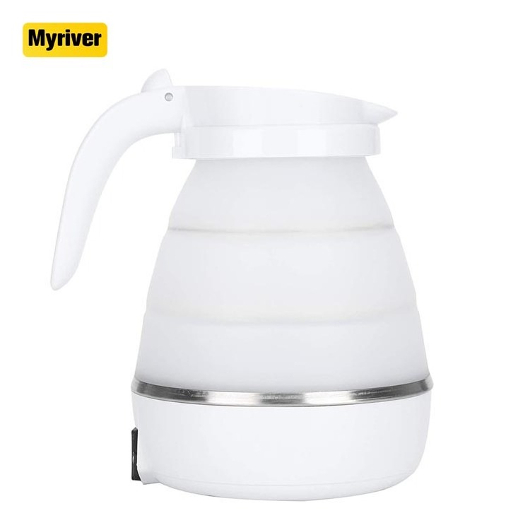 Myriver 2023 New Design Custom Hot Sale Portable Mini Electric Foldable Tea Kettle For Travel Boiling Water