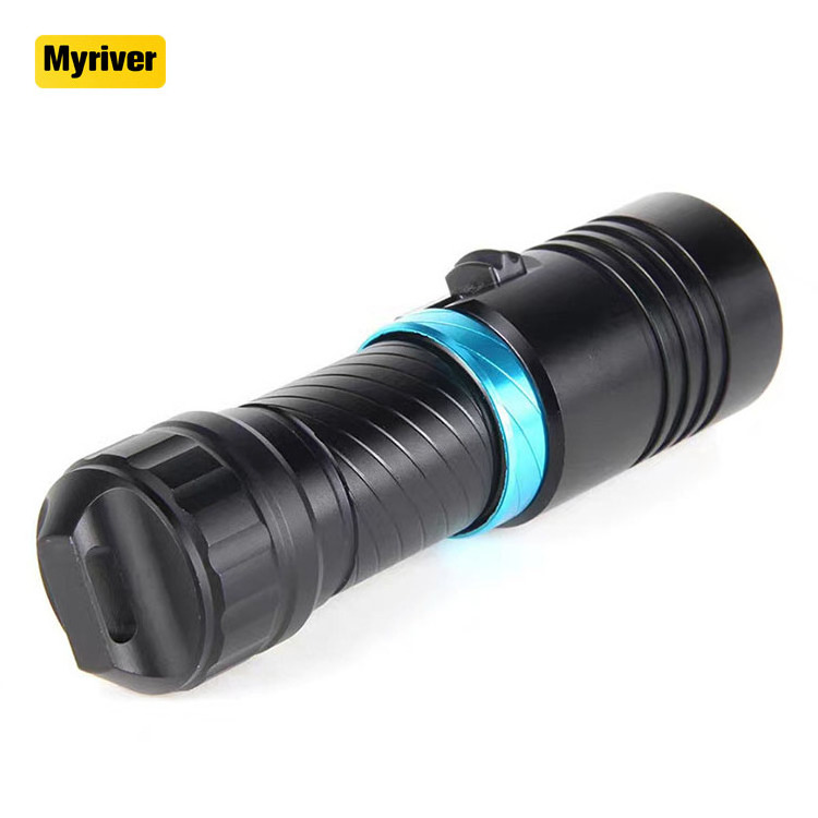 Myriver Diving Swimming Led Diving Flashlight Underwater Waterproof Dive Torch Light Lamp Lantern 26650 18650 Battery Charger