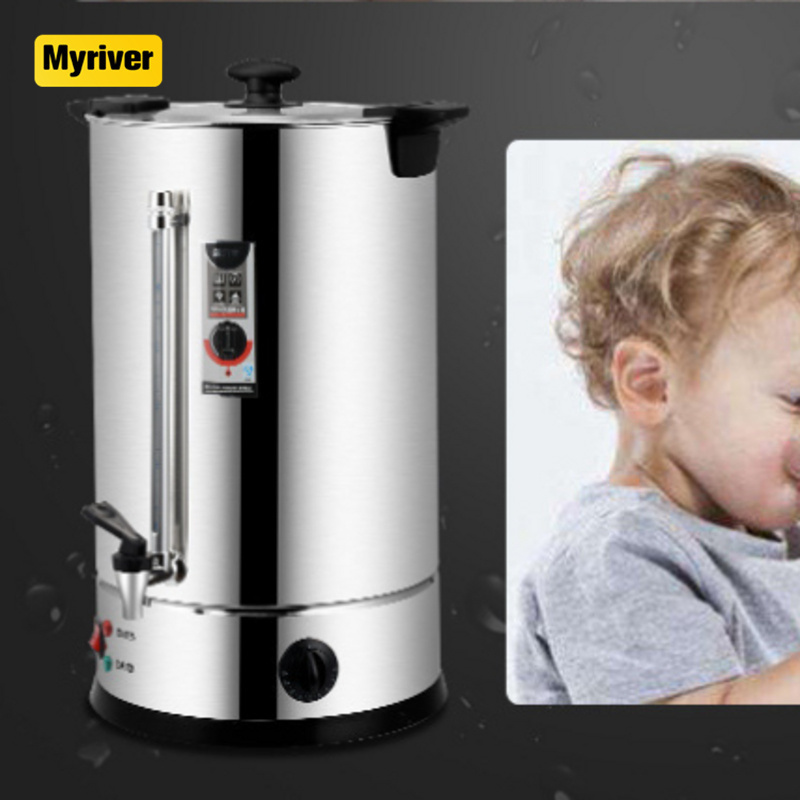 Myriver 15 L Electric Coffee Urn Stainless Steel Coffee Heating Dispenser Insulation Coffee Maker Urn