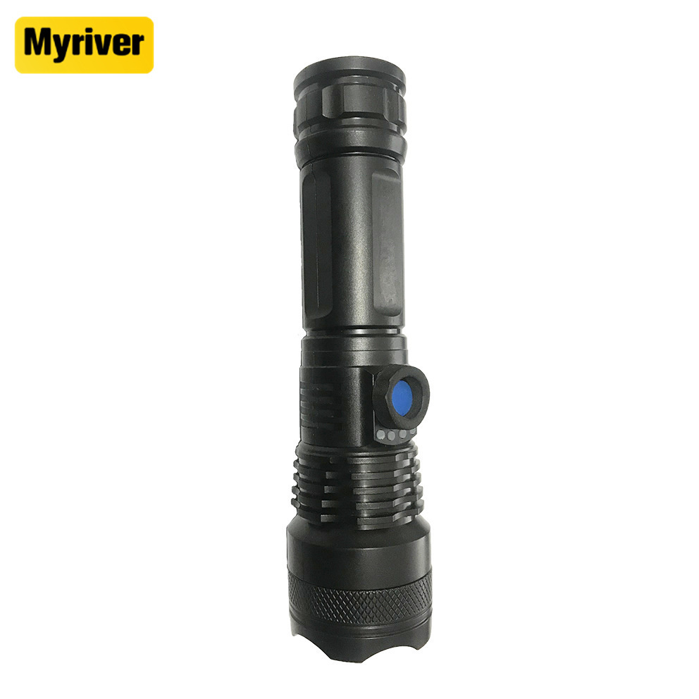 Myriver Ultra Powerful Led Flashlight Usb Rechargeable Zoomable Torch Xhp50 Hand Lamp 26650 18650 Battery Flash Light