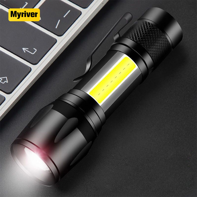 Myriver Best Seller High-Powered Dry Battery Aa Led Led Tactical Flashlights For Camping Emergency Hiking