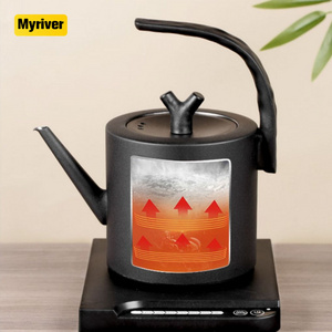 Myriver New Electric Kettle Small Portable Travel Kettle Coffee Gooseneck Electric Kittle Kettle Stainless Steel