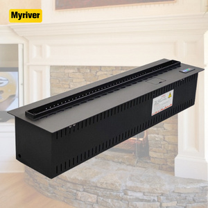 Myriver Modern Design The Lowest Price Wall Hung Fireplace Electric Heater Kerosene Indoor Electrical Fireplace