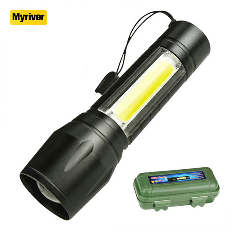 Myriver Led Adjustable Mini Flashlight Small For Kids Child Camping Cycling Hiking Emergency Usb Rechargeable Led Flashlight