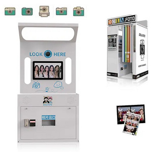 Professional Photo Booth,Customized Photobooth Machine,Self service coin Operated Photo Booth Photo Booth With Printer