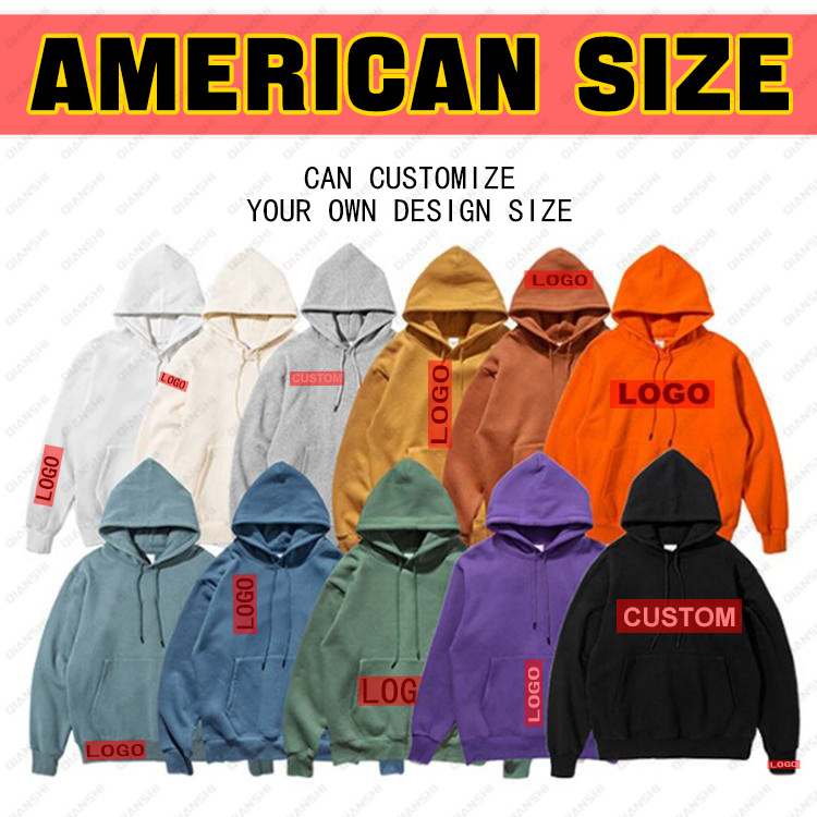 High Quality Zip Hoodie Heavyweight Cotton zipper puff printing Full Zip Hoodie French Terry Custom Embroidered Zip up Hoodie