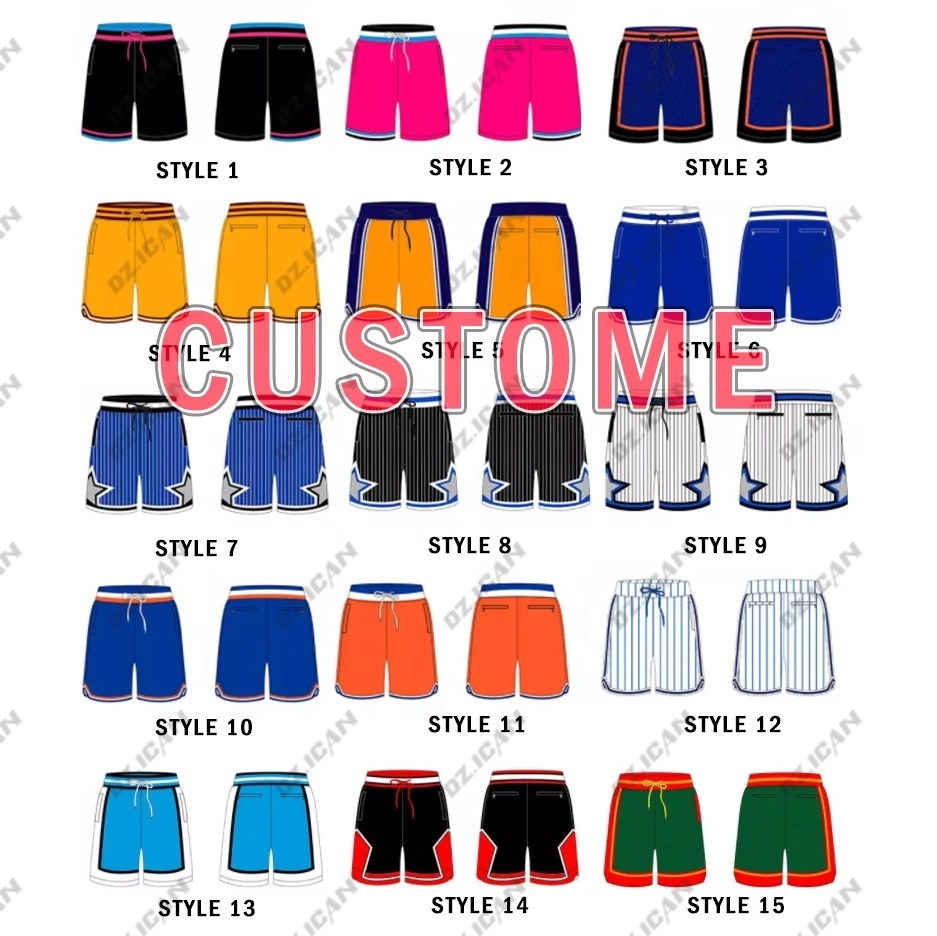 blank essential basketball summer sport shorts men french terry Fitness Running Breathable  custom shorts sweat cotton shorts