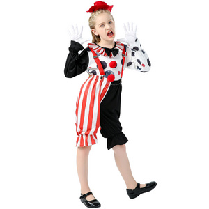 Children's Halloween costume clown clown role playing boy girl unisex movie costume cos dress party costume