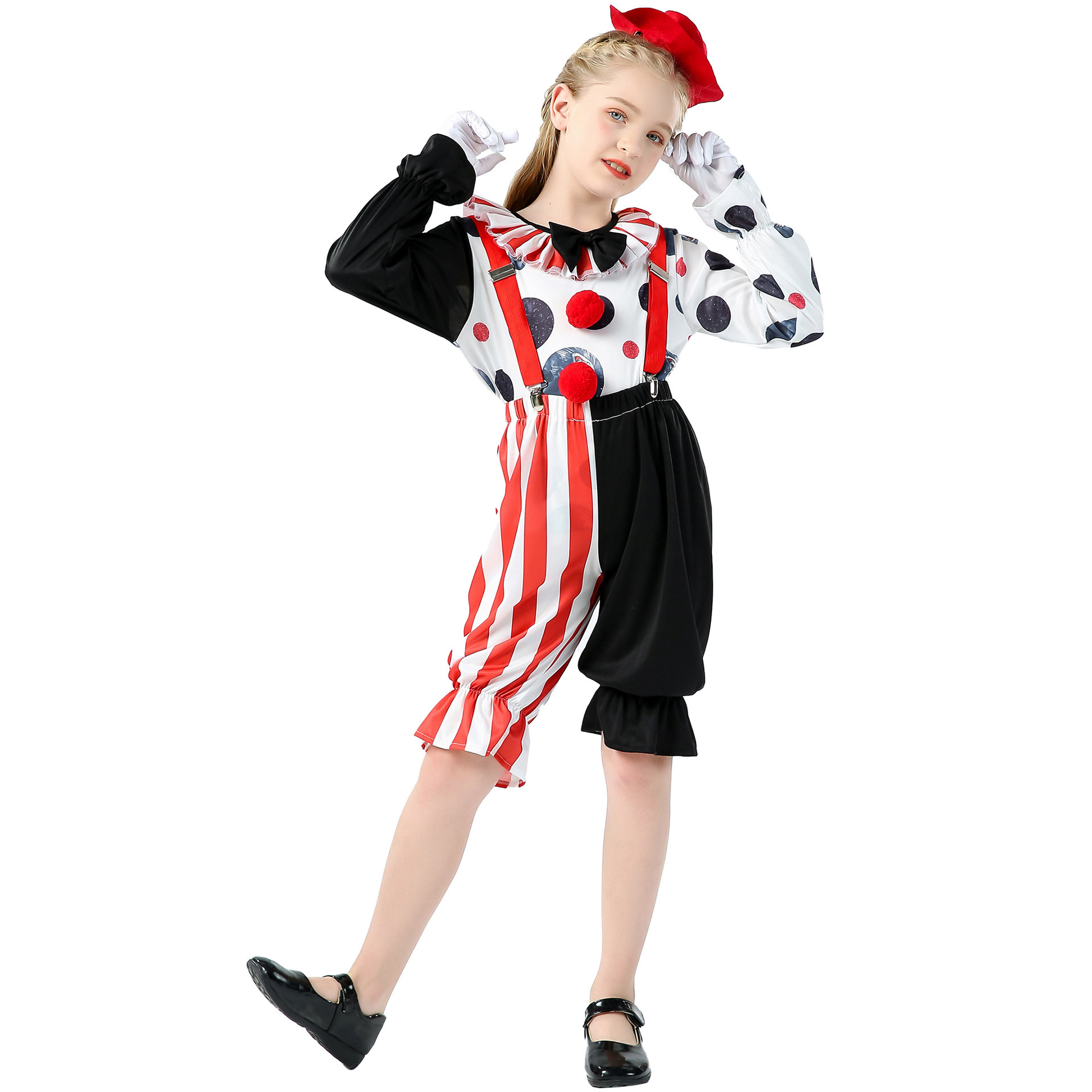 Children's Halloween costume clown clown role playing boy girl unisex movie costume cos dress party costume