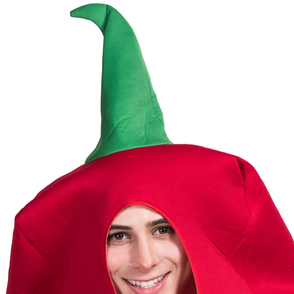 wholesale Halloween carnival party fancy dress adult man funny mascot chilli pepper costume for men