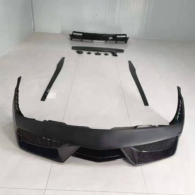 Diffuser Wing body kit For Lamborghini Gallardo Carbon Fiber Car Front Bumper Side skirts