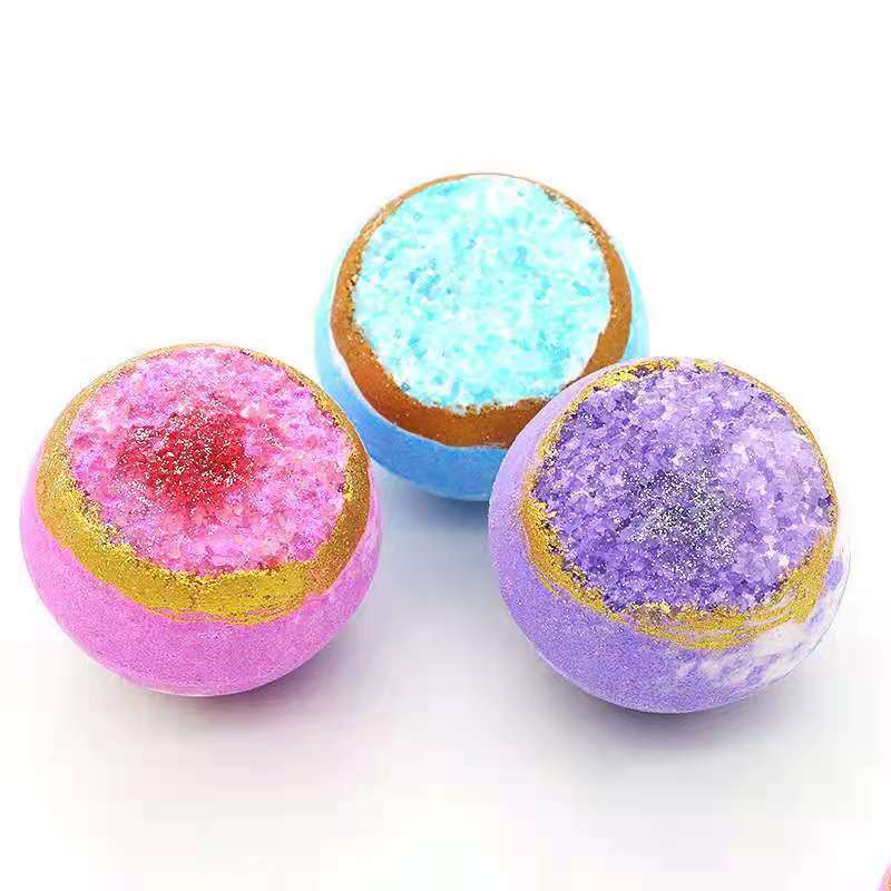 Gentle Colorful The Stars Heart Bathed Relax Organic The Ball Bubble Bath Fizzer