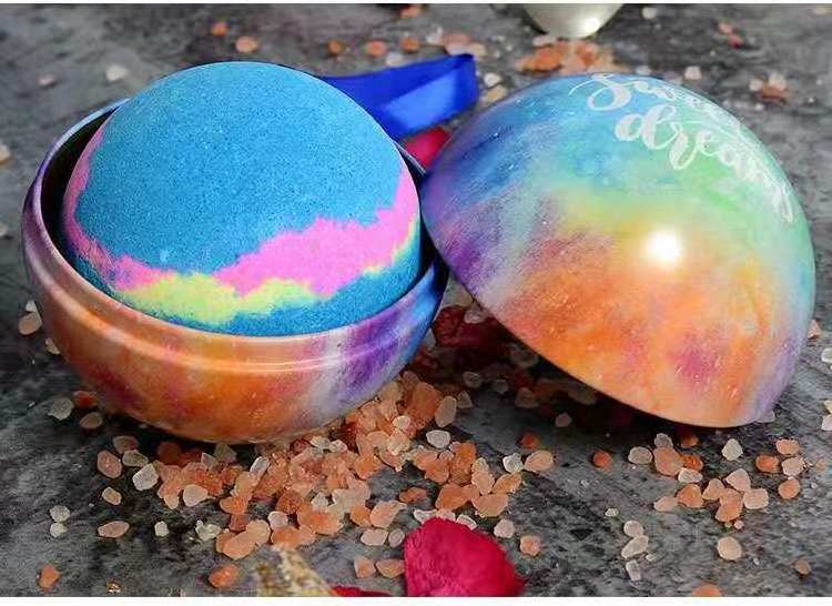 hot sales oem organic oil mini mermaid dinosaur bubble bath bombs with jewelry inside