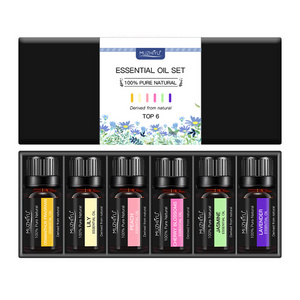 Private Label Organic Natural Aromatherapy Massage Aroma Lavender Frankincense 100% Pure Personal Care Skin Essential Oil Set