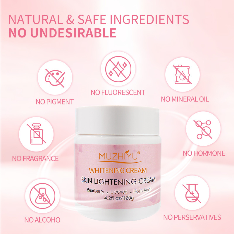 Free Samples Private Label Facial Cream Pink Armpit Fast Bleaching 3 Days Vagina Whitening Cream