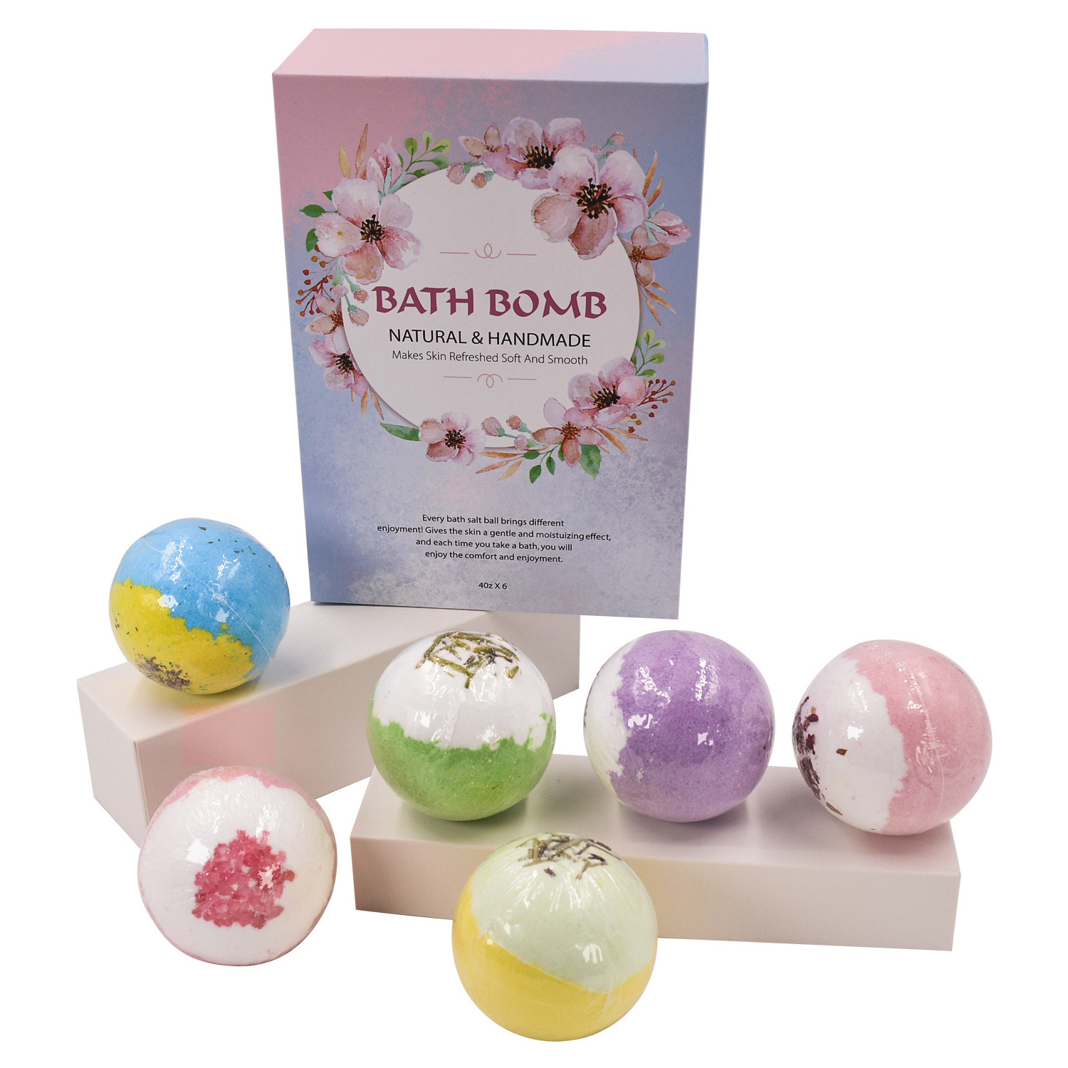 wholesale best selling private label diy organic cloud dog mini bubble baby bath bombs with toys inside