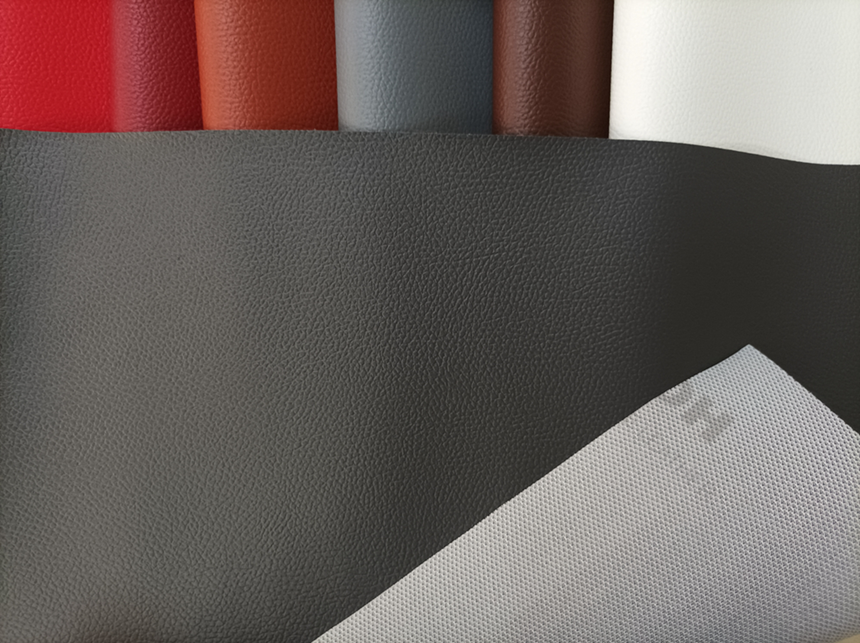 PVC  synthetic leather PU   faux leather used for cars and sofa ,artificial leather car seat covers material , rexine with oil