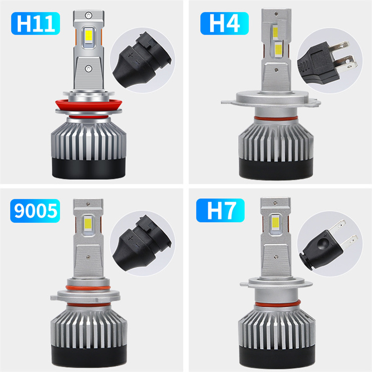 K11 120w Car Led Headlights H7 H11 9005 9006 9012 H13 9004 9007 H4 Car Auto Led Headlight Bulbs Fog Lamps