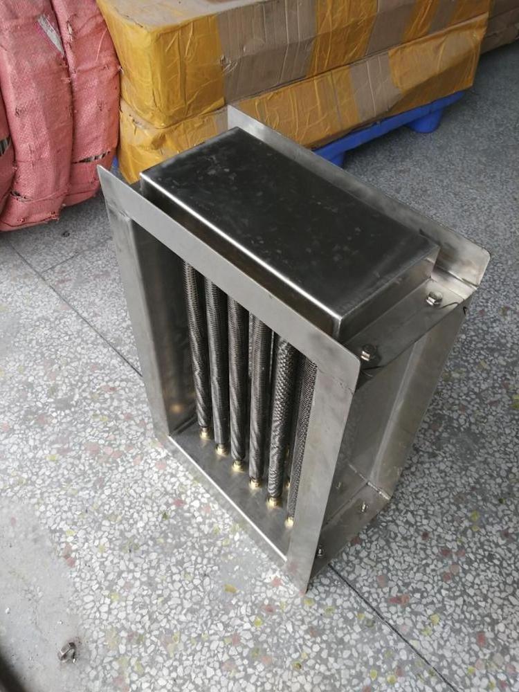 110 V Air Heater Industrial Heat Exchanger Recuperator Factory Electric Aluminum Heat Transfer Provided Industrial Machine FAN