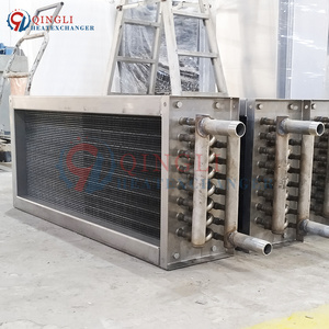 Refrigerant Heat Exchanger Stainless Steel Tube and fin Cooling Type Air Water Coil