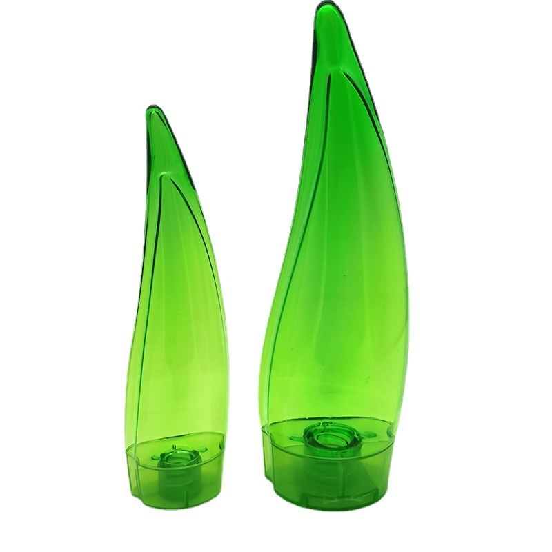 PETG Plastic Travel  Bottle empty cosmetic Green Horn bottle 100ml 150ml  for Aloe Vera Glue Bottle