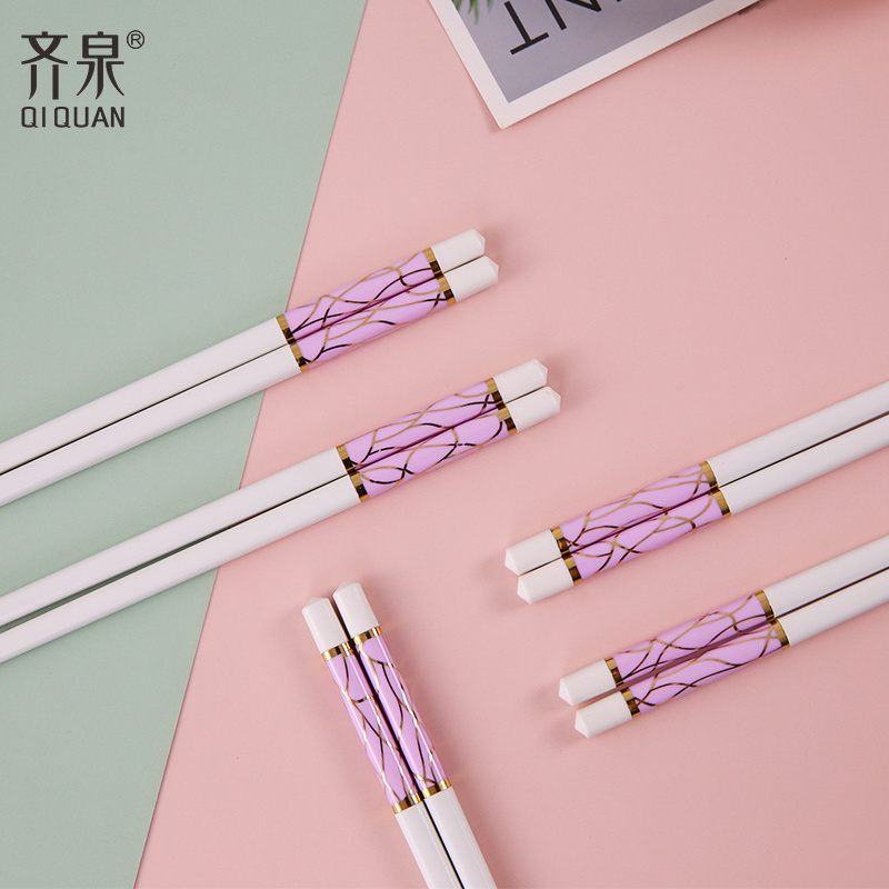 Stock Chopstick With Name Chopsticks Gift Set 2 Person Alloy Ivory Plastic Coloured Fiberglass Chopsticks