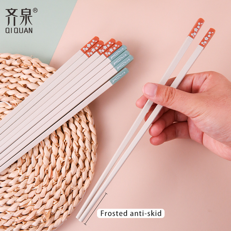 Stock Person Restaurant Custom Black Engraved Wedding Ivory Alloy Custom Logo Custom Chopsticks Set