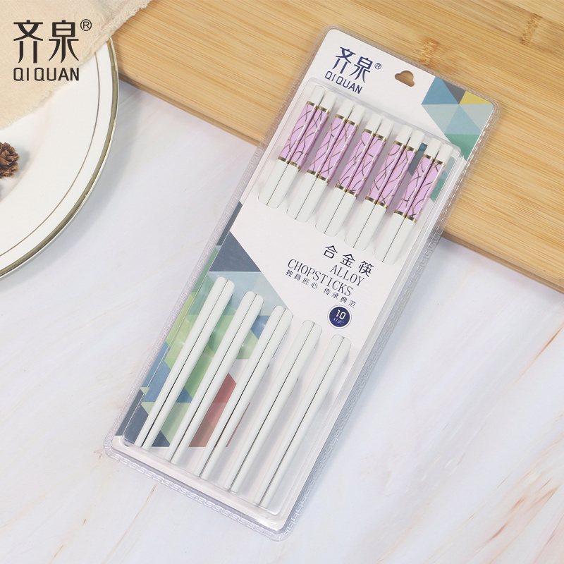 Stock Chopstick With Name Chopsticks Gift Set 2 Person Alloy Ivory Plastic Coloured Fiberglass Chopsticks