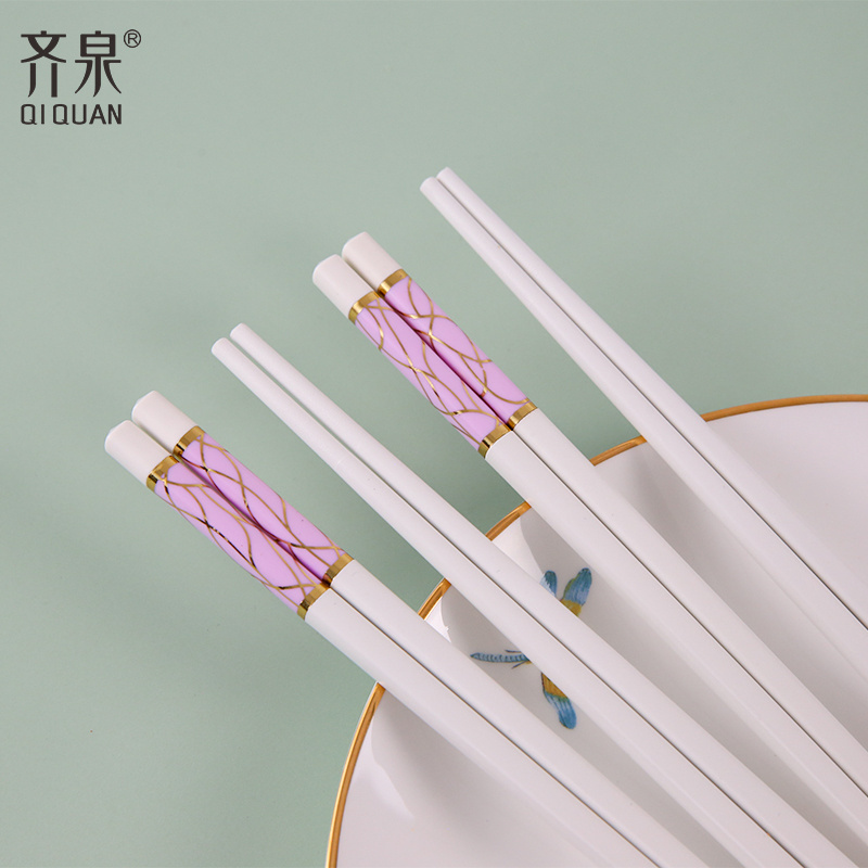 Stock Chopstick With Name Chopsticks Gift Set 2 Person Alloy Ivory Plastic Coloured Fiberglass Chopsticks