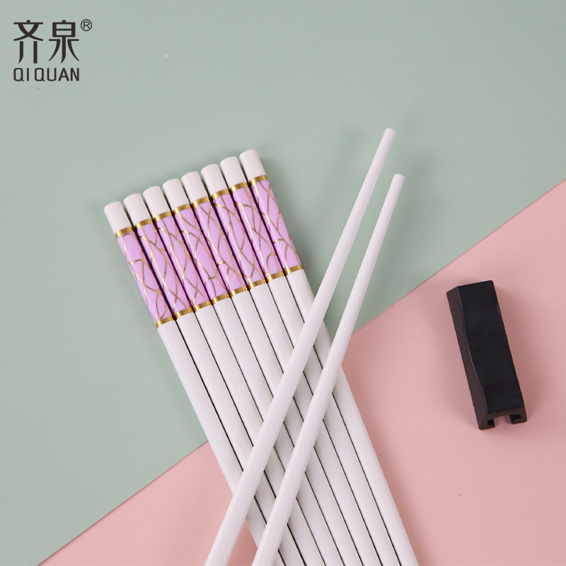 Stock Chopstick With Name Chopsticks Gift Set 2 Person Alloy Ivory Plastic Coloured Fiberglass Chopsticks