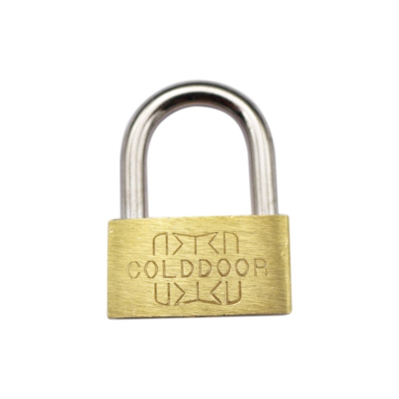 Wholesale new full copper lock core security solid hardened brass padlock key card mounted copper lock