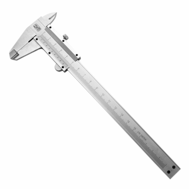 Precision 0.02mm stainless steel caliper watch 0- 200 mm dial vernier caliper