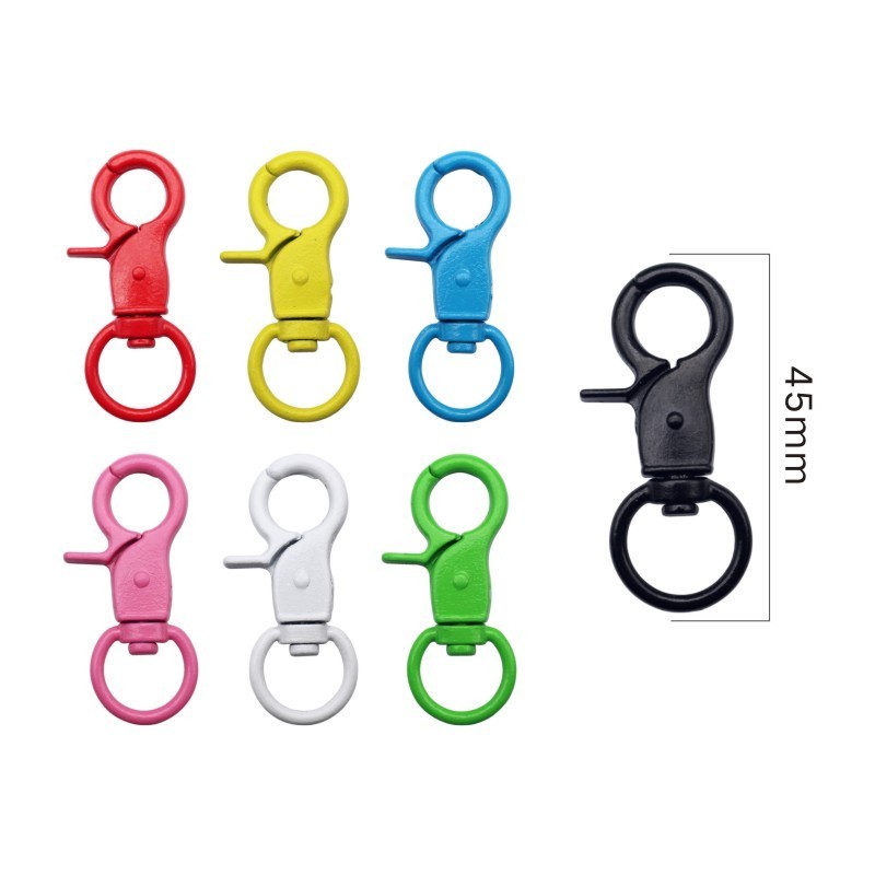 Hot sale Metal  split ring Rainbow color key ring bracelet wristlet keychain metal keyrings for car keys