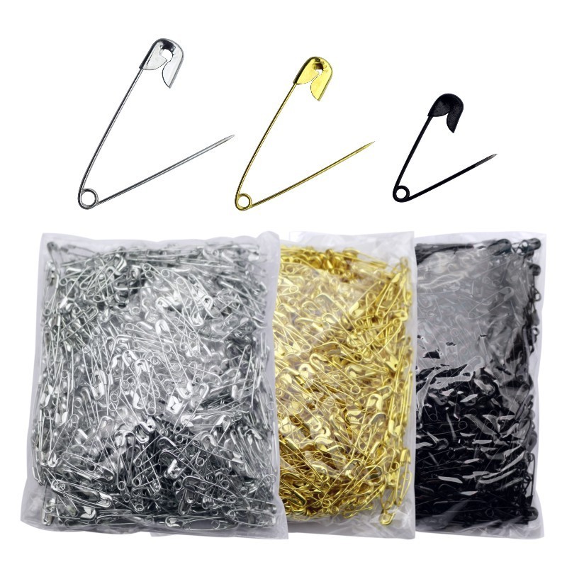 1000pcs Multi-specification Safety Pin Anti-rust Pin Safety Pin Decorative Locking For Clothes Accessories