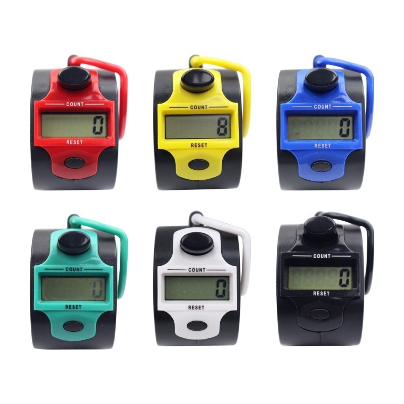 New 8 kinds of color high quality high precision counter digital electronic ring tally counter