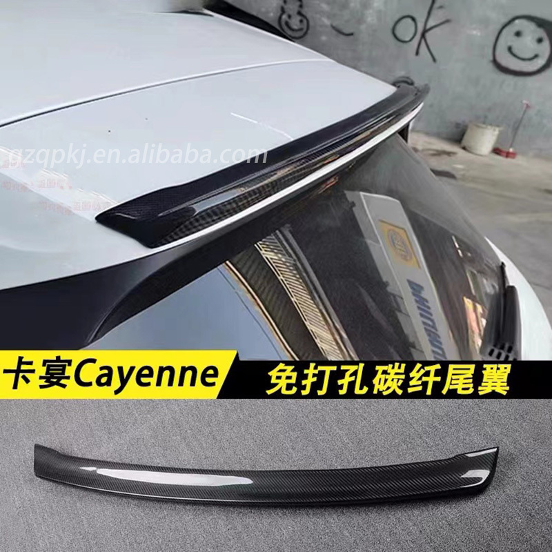 Punch-free rear spoiler tail applicable to Porsche Cayenne rear tail cover body kit 2018-2023