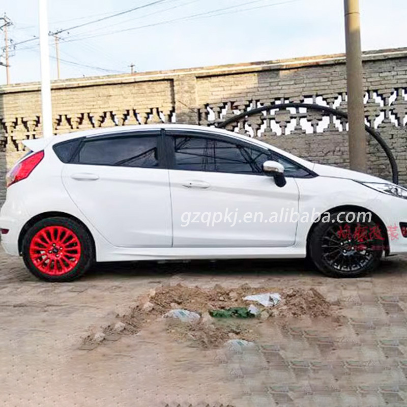 ST version side skirt side skirt sides surrounded by ford fiesta exterior body kit for 2009-2016