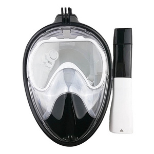 New Trending full face mask Free Breathing Seaview Snorkel Mask 180 Adult Set Go Pro Full Face Snorkel Mask