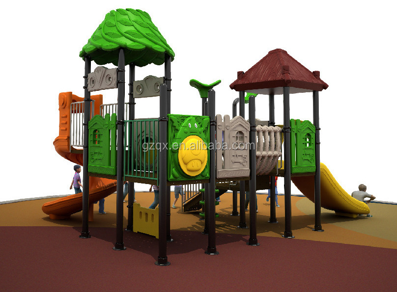 Big factory made kids play equipment school toys outdoor playground QX-18024B