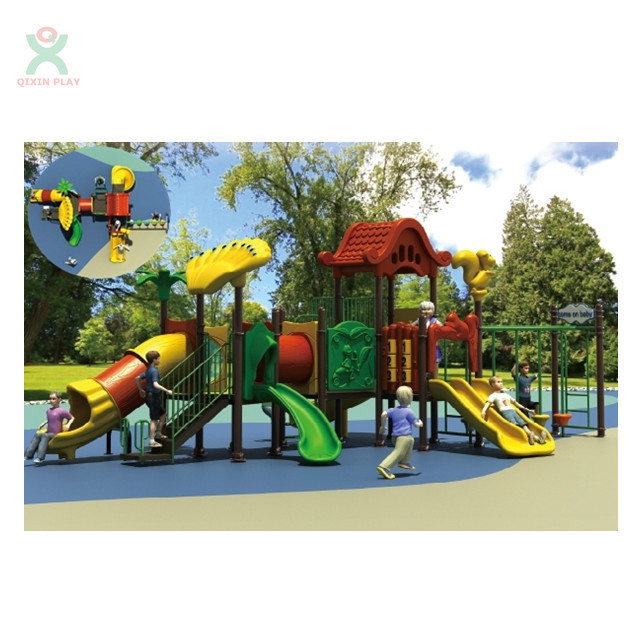 Used mcdonalds playground equipment for sale/ outdoor tubes playground/ outdoor playground QX-020C