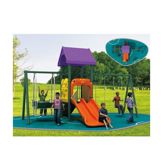 Plastic playground slides playground swings/garden swings for children/swing set slides for sale