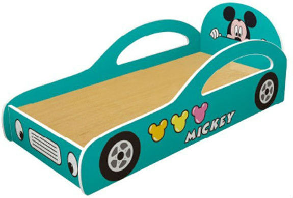 Fantastic design kindergarten wooden furniture kids car bed QX-B6703