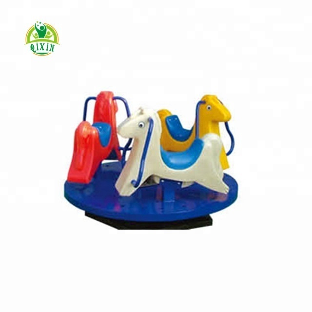 Hand push merry go round carousel rides for sale QX-18094A